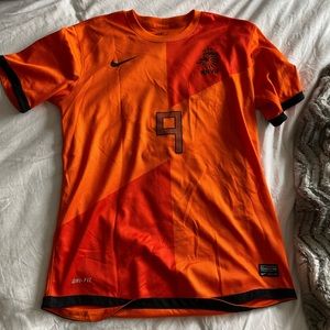 Netherlands 2012 Home Van Persie Vintage soccer